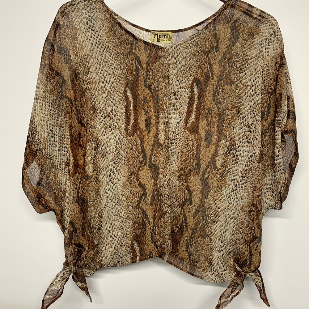 Show Me Your MuMu Sheer Top - Small